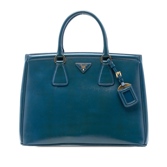 Pre-Loved Prada Medium Saffiano Vernice Parabole Tote